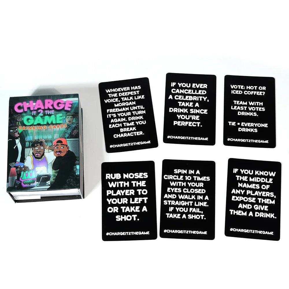 Charge It To The Game Drinking Game