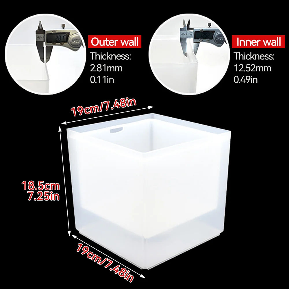 3.5L Square LED Ice Bucket