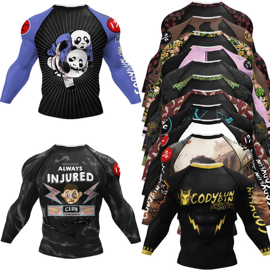 Long Sleeved Gym Rashguard Shirts