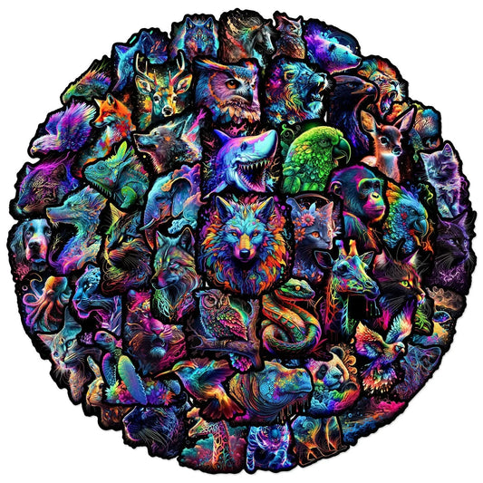 Trippy Animal Stickers