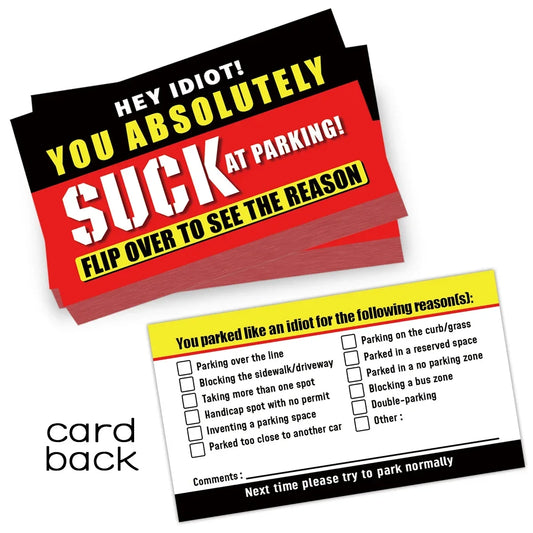 Bad Parking Business Cards