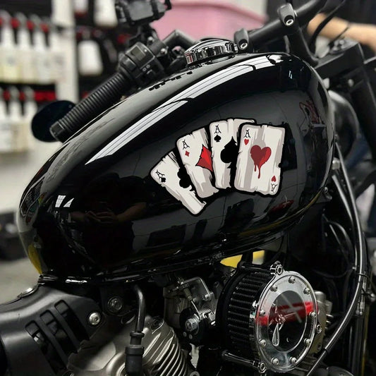 Poker Cards Vinyl Decal Stickers