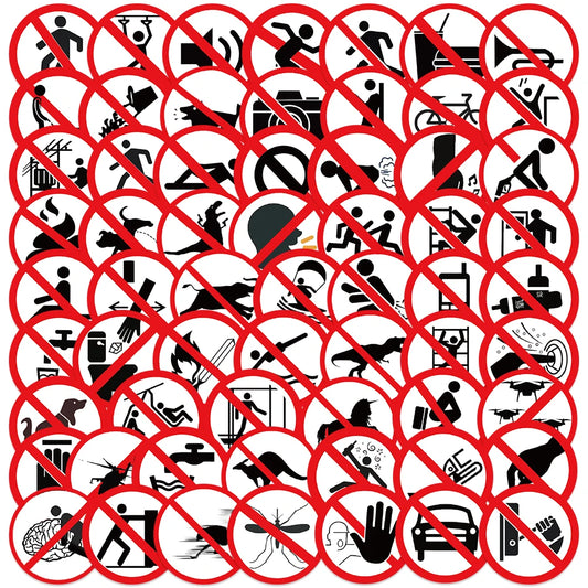 Funny Warning Label Stickers