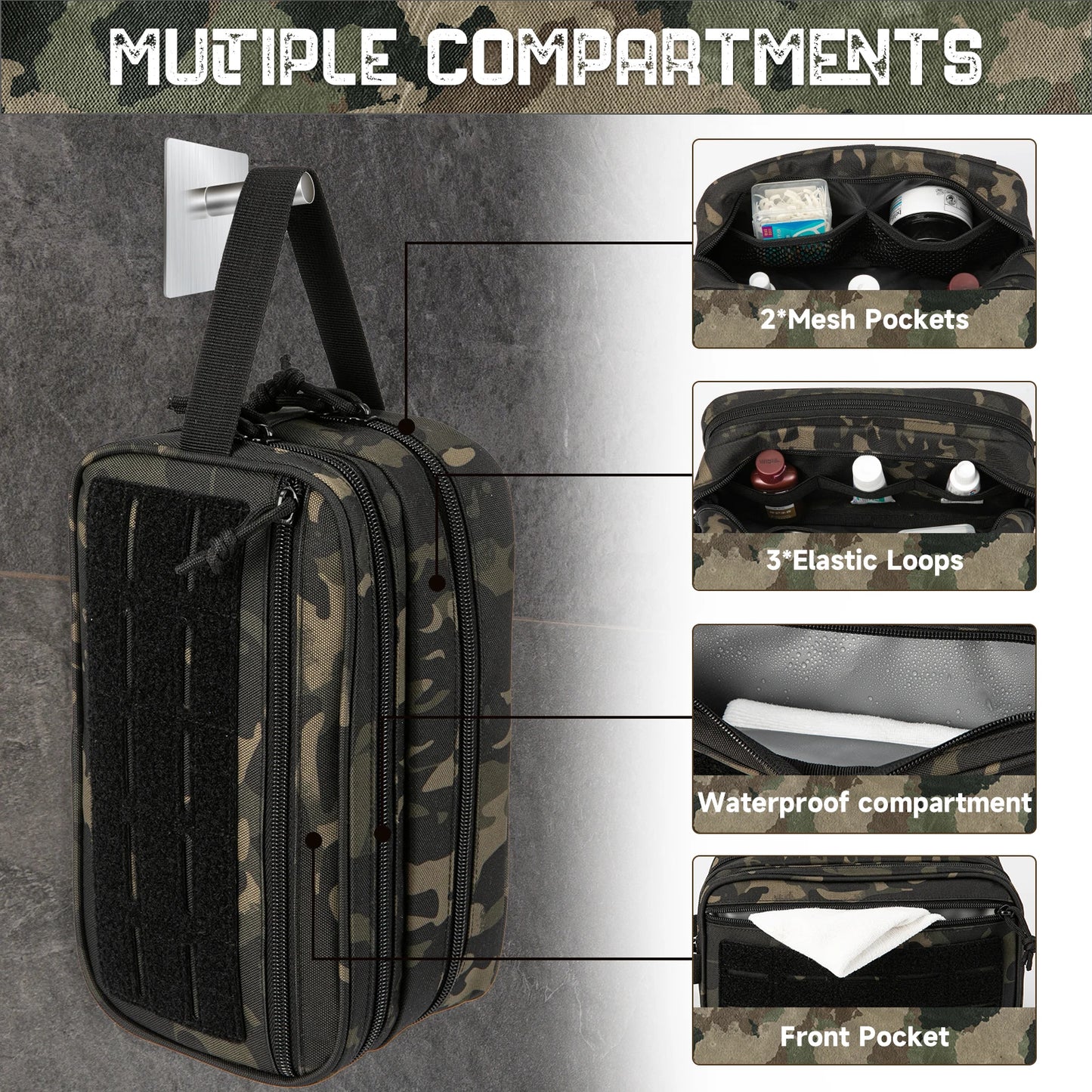 Tactical Toiletry Bag For Men