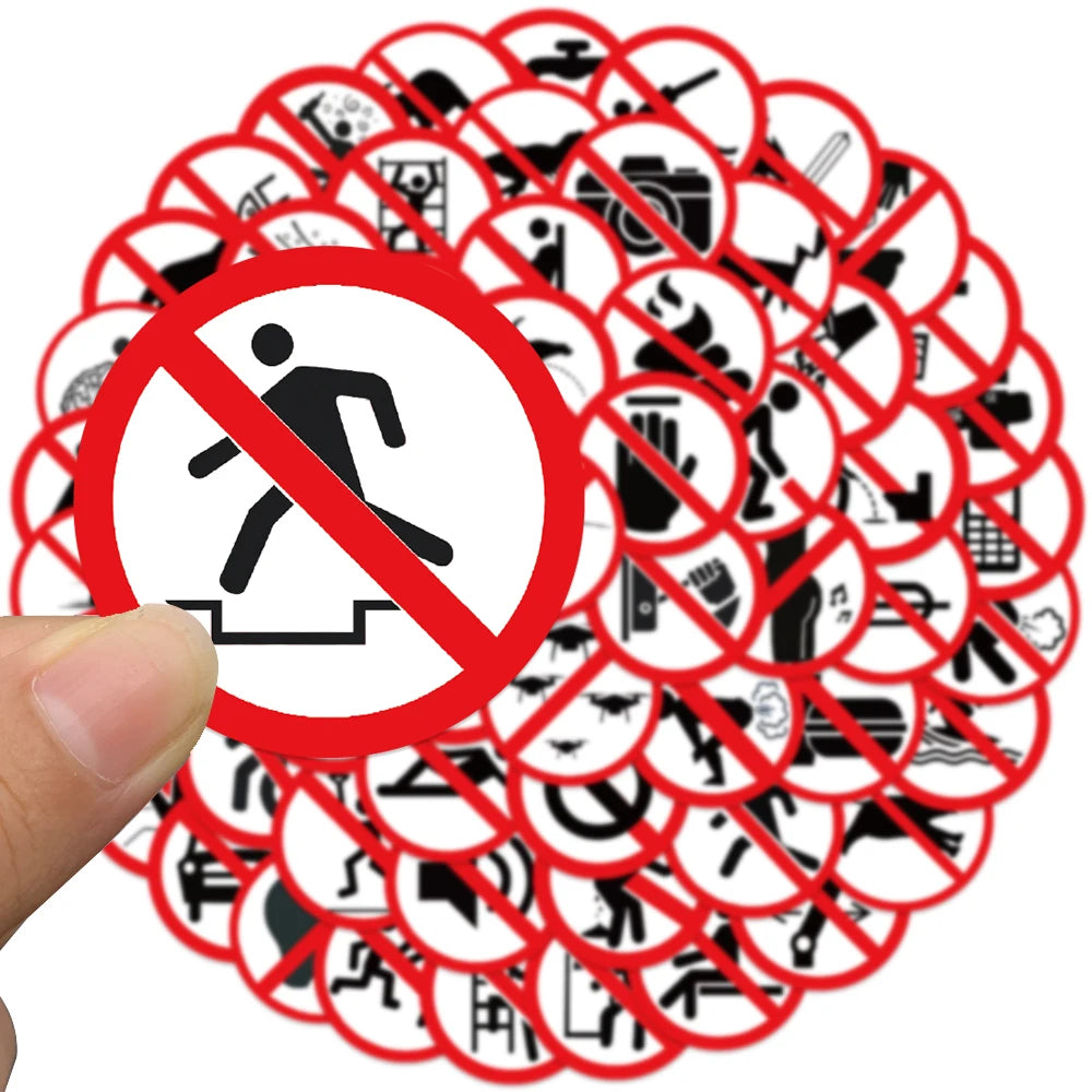 Funny Warning Label Stickers