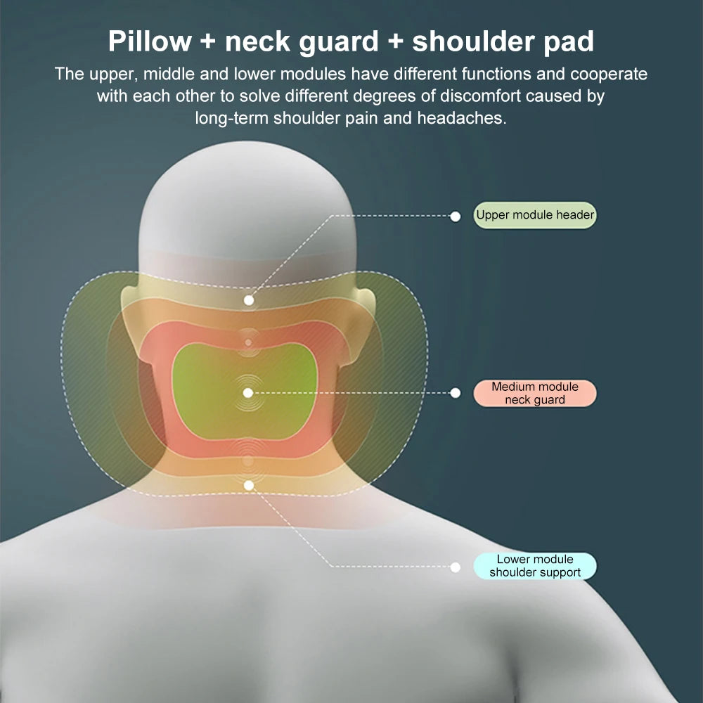 Neck & Lumbar Support Car Pilllow