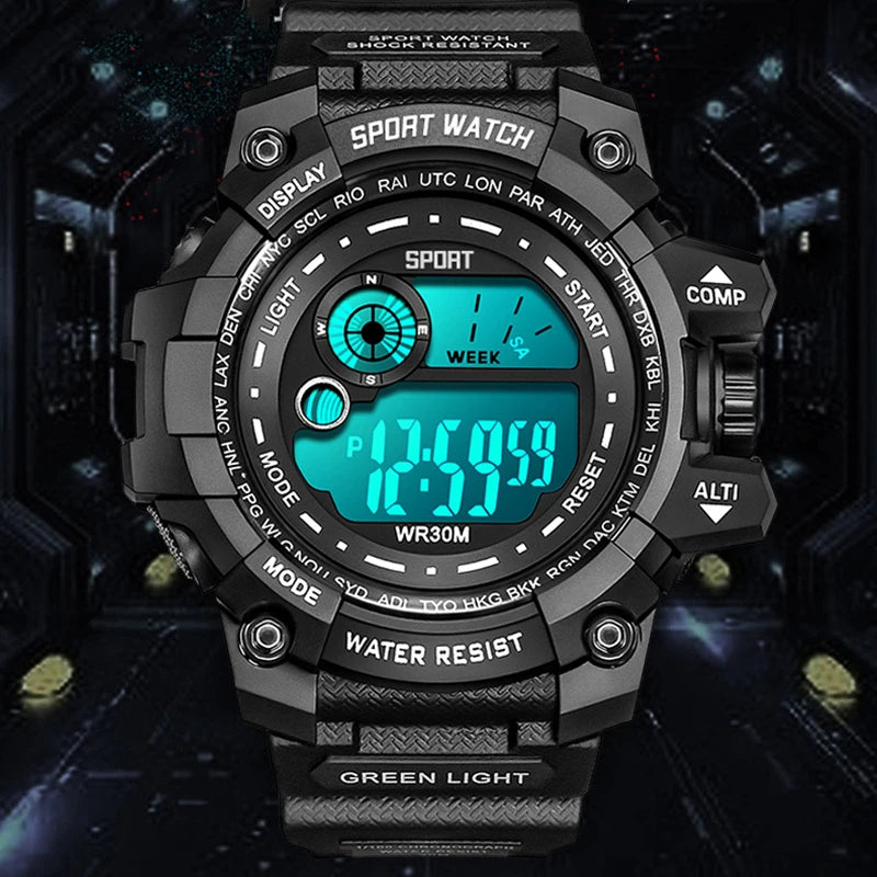 Waterproof Digital LED Watch