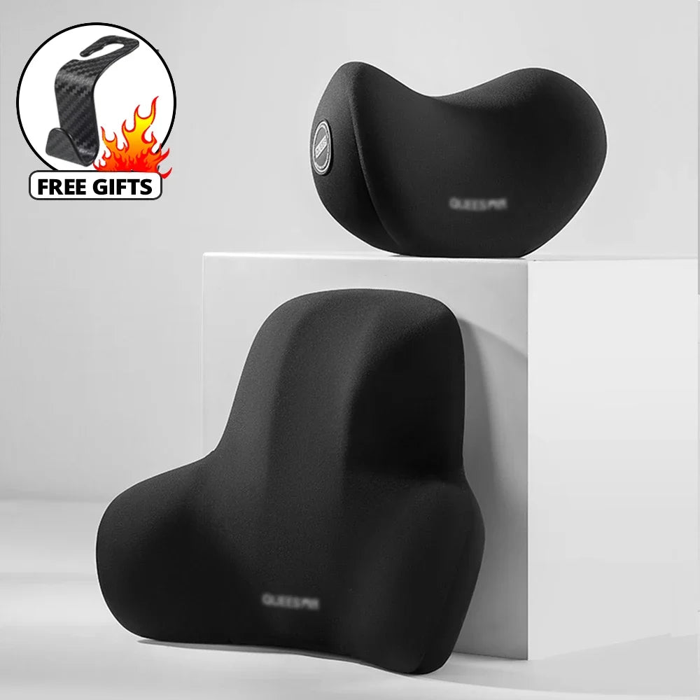 Neck & Lumbar Support Car Pilllow