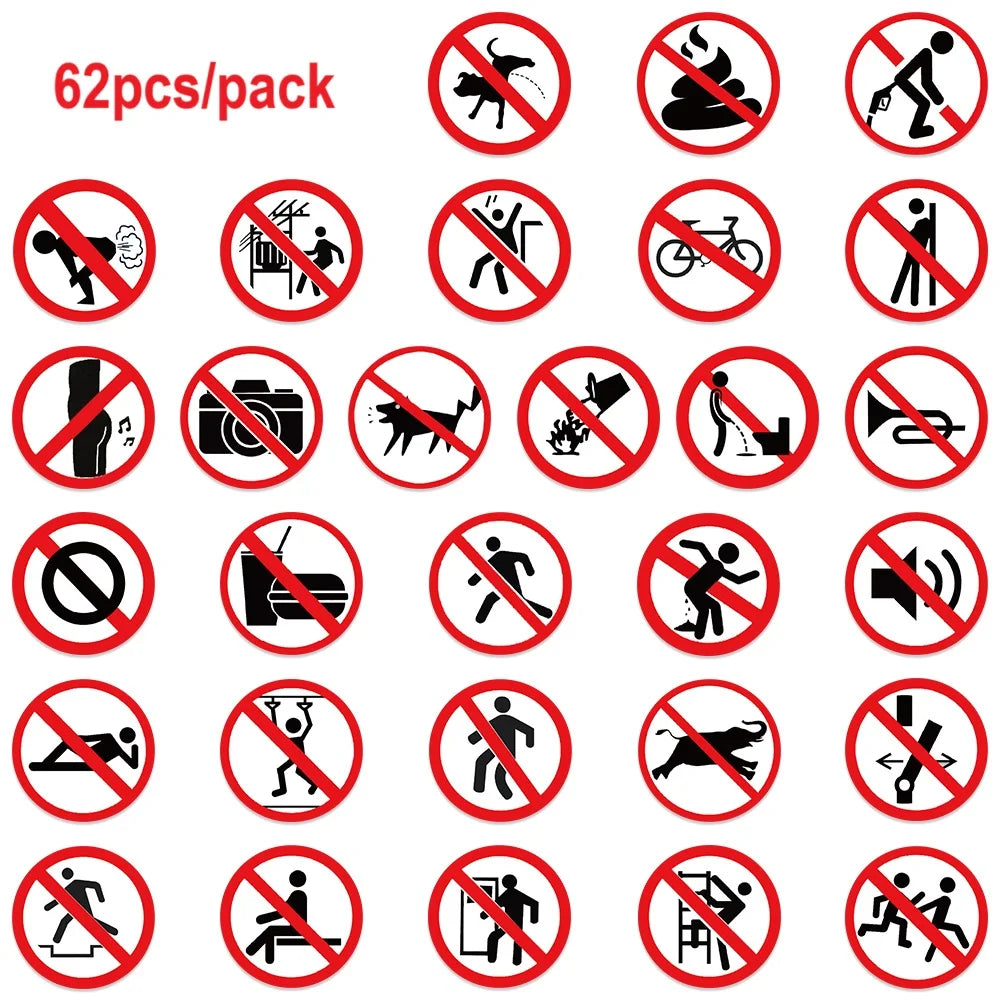 Funny Warning Label Stickers