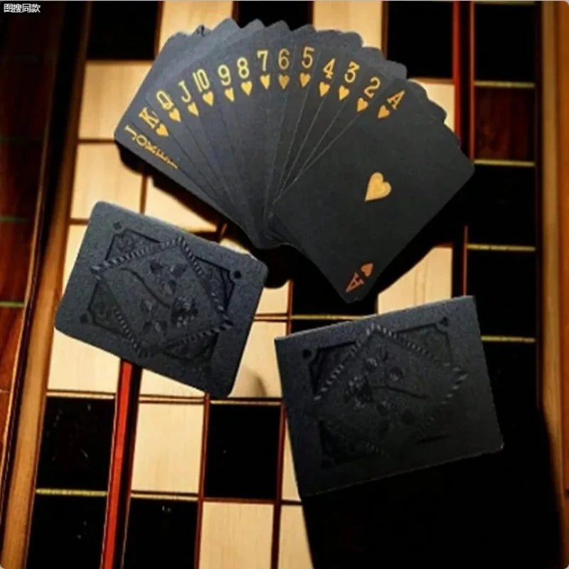 Waterproof Black Playing Cards