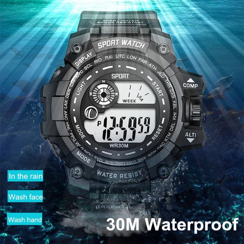 Waterproof Digital LED Watch